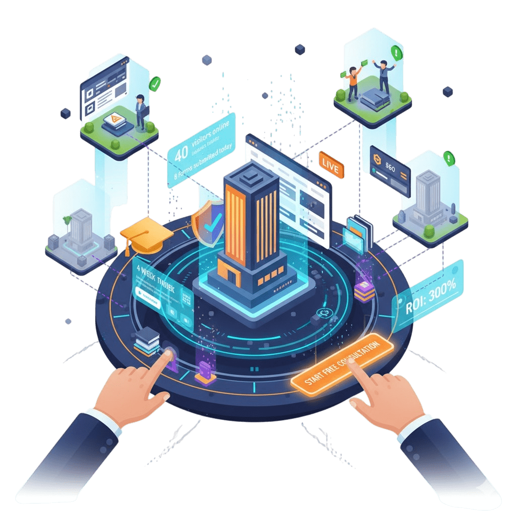 web development for education - CTA